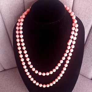 Vintage plastic composite bead necklace.